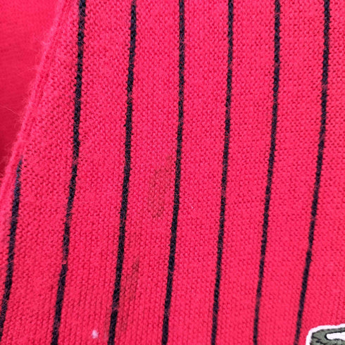 アイゾッドラコステ IZOD LACOSTE 糸巻タグ ストライプ アクリルカーディガン メンズ