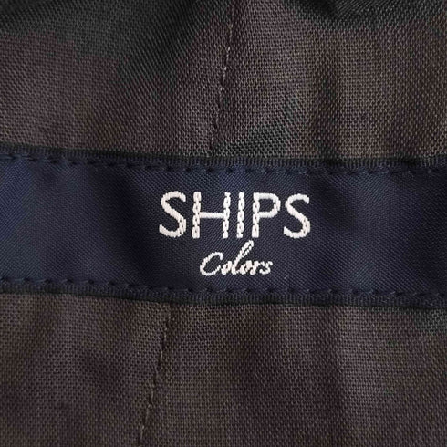 シップスカラーズ SHIPS Colors 〈手洗い可能〉ウールライク ノーカラージャケット イージースラックスパンツ セットアップ メンズ JPN:S