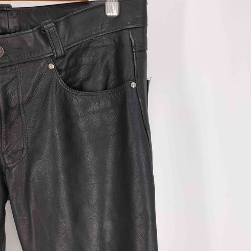 ショット Schott 90S USA製 5ポケット レザー パンツ バイカー パンツ メンズ 34