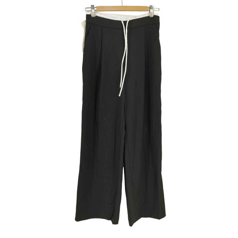 ザラ ZARA WIDE-LEGパンツ ダブルウエストバンド レディース XS