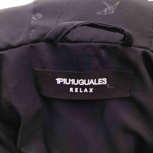ウノピゥウノウグァーレトレリラックス 1PIU1UGUALE3 RELAX 袖ロゴ リラックスダウンジャケット メンズ JPN:M