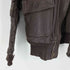 ユーエスネイビー U.S.NAVY 60S 黒タグ G-1 CONMAR ジップ RALPH EDWARDS SPORTSWEAR INC レザー フライト ジャケット 1964年製 メンズ US:44