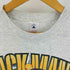 90S DELTA ボディ USA製 NFL SACKMAN アメリカンフットボール プリント クルーネック Tシャツ シングルステッチ コピーライト1996 メンズ import:L