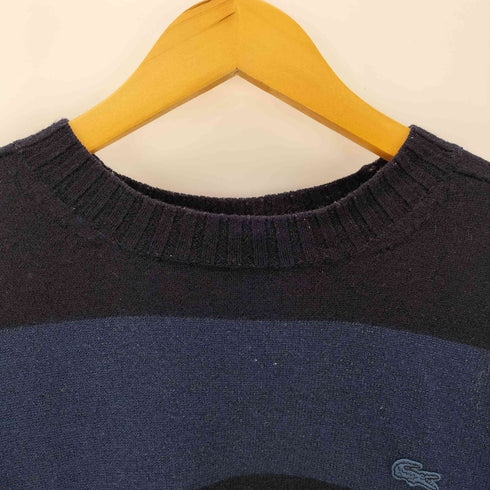 ラコステ LACOSTE ボーダー柄クルーネックニット メンズ JPN:4