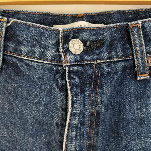 マウジー moussy HIGH WAIST SLIM TAPERED ハイウエスト スリム テーパード デニムパンツ レディース 26