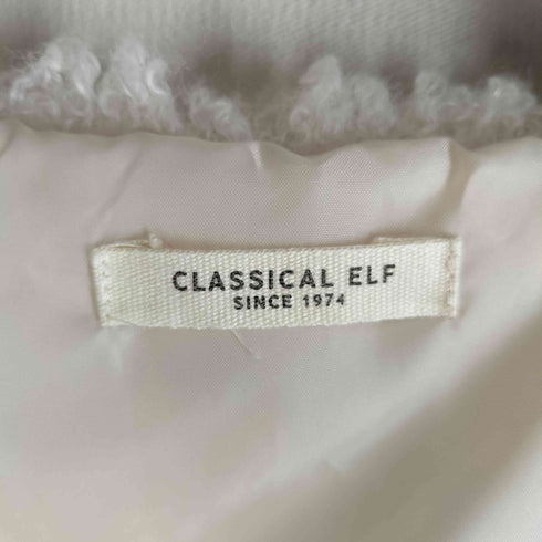 クラシカルエルフ CLASSICAL ELF パッと目を惹くコーデの主役。ボリュームプードルフェイクファーベスト レディース import:M