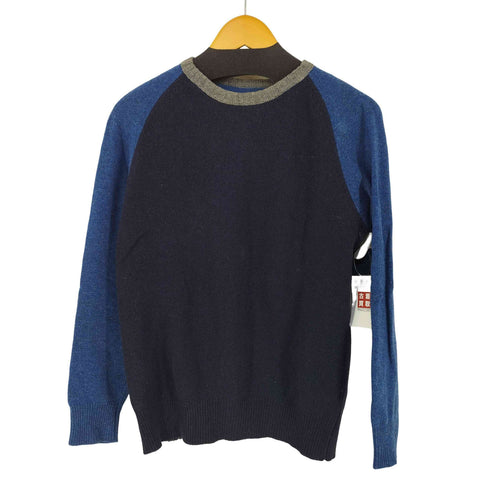 エアロポステール AEROPOSTALE ツートン クルーネックニット メンズ JPN:M