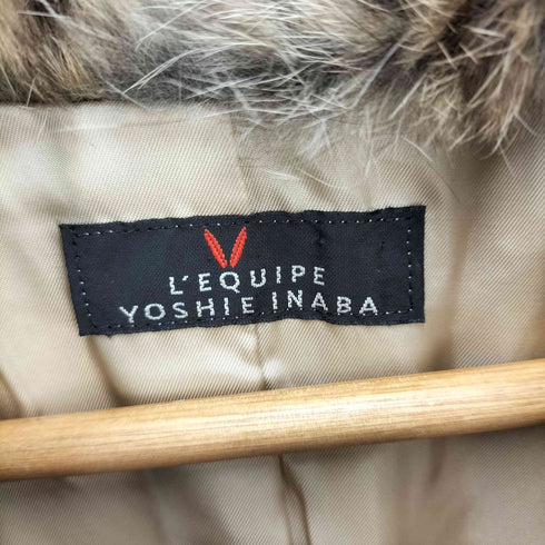 レキップヨシエイナバ LEQUIPE YOSHIE INABA レオパードファージャケット レディース
