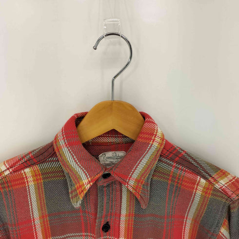 70S~80S ROOMY RICHARD ヘビーチェックネルシャツ メンズ 14
