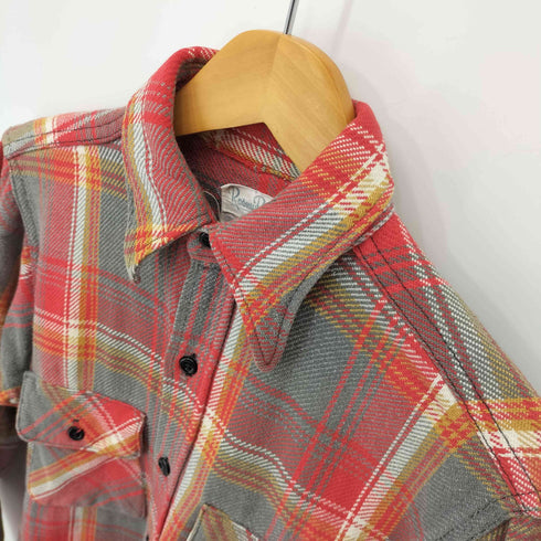 70S~80S ROOMY RICHARD ヘビーチェックネルシャツ メンズ 14
