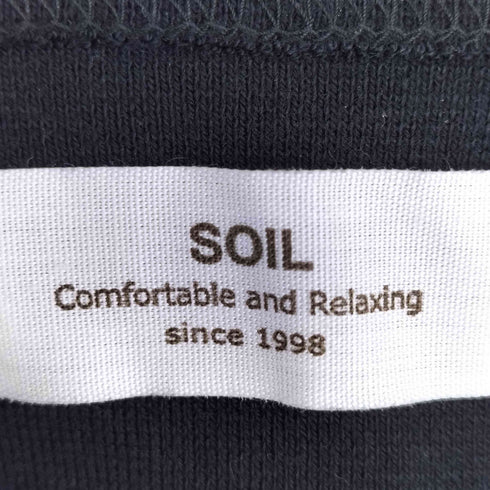 ソイル SOIL コットン オーバーサイズカットソー レディース
