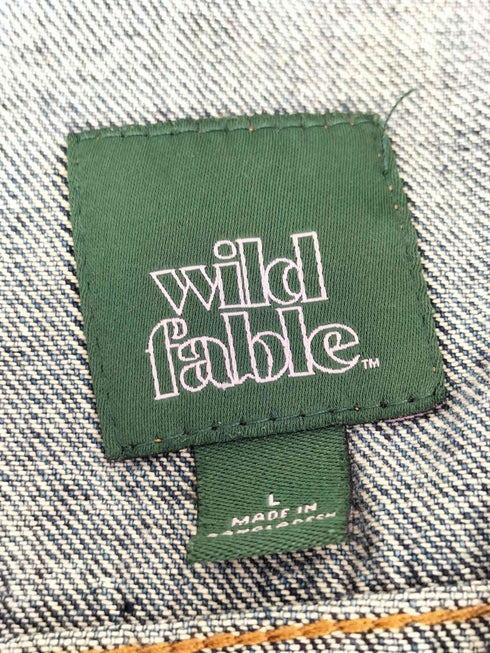 wild fable Gジャン デニム ジャケット レディース import:L