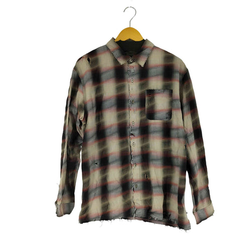FINAL CALL YOROKE Check Damaged Shirt メンズ FREE