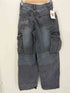 HTH(Hotter than Hell) color wash denim デニム カーゴ パンツ レディース JPN:M