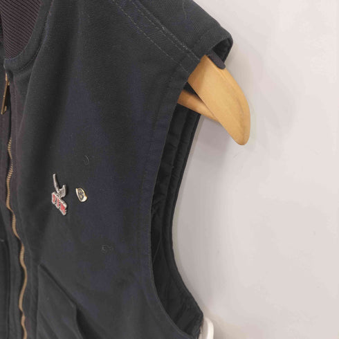 カーハート Carhartt V01 MADE IN MEXICO ダックジップベスト ピンズ ブラック メンズ SMALL REGULAR