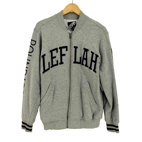 レフラー Leflah フロントロゴワッペン スウェットブルゾン メンズ JPN:M