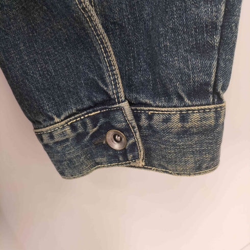 ギャップ Gap 00S ガチャポケ フェード加工 4Pデニムジャケット Y2K メンズ import:L