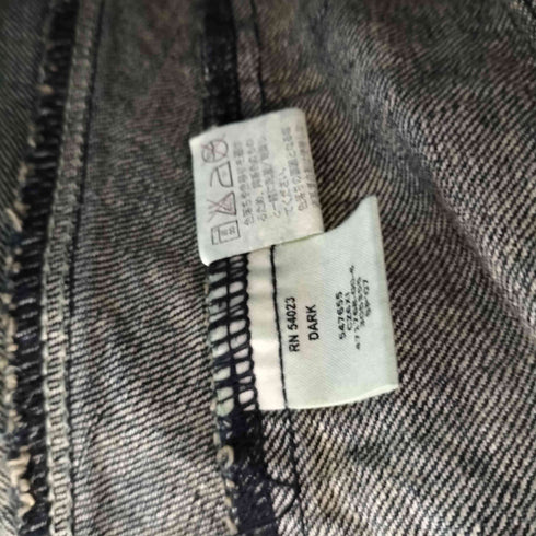 ギャップ Gap 00S ガチャポケ フェード加工 4Pデニムジャケット Y2K メンズ import:L
