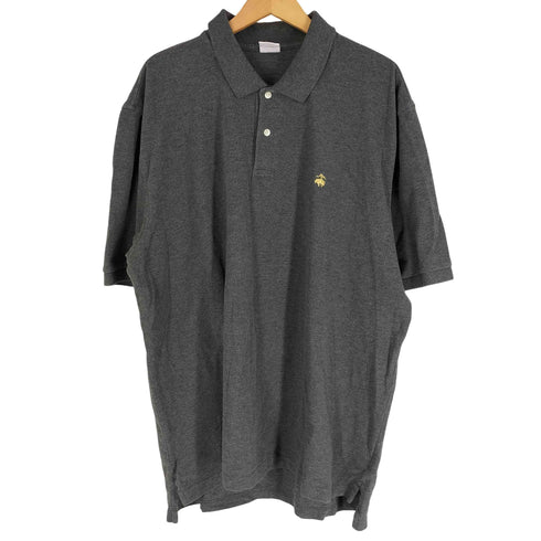 ブルックスブラザーズ 346 BROOKS BROTHERS スモール刺繍ロゴ S/S ポロシャツ メンズ XXL