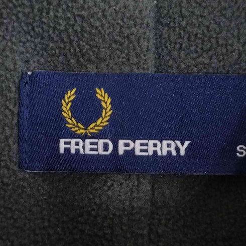 フレッドペリー FRED PERRY ロゴ刺繍 裏地フリース ダブルジップ ジャケット レディース import:S