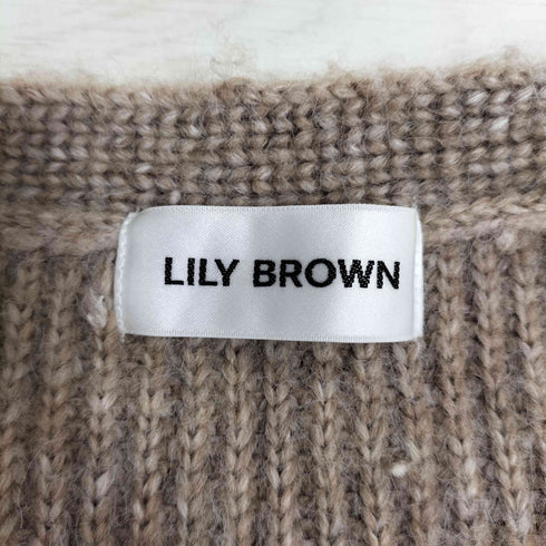 リリーブラウン Lily Brown アンサンブルボレロニットカーディガン レディース ONE SIZE