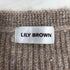 リリーブラウン Lily Brown アンサンブルボレロニットカーディガン レディース ONE SIZE