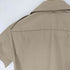 ユーエスネイビー U.S.NAVY TAN 445 DURABLE PRESS SHORT SLEEVE SHIRT タンカラー デュラブル プレス ショート スリーブ シャツ 1976年製 メンズ import:XS