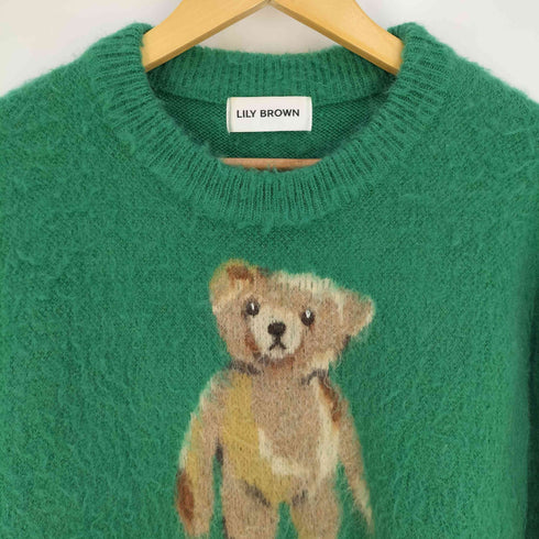 リリーブラウン Lily Brown LilyBearニットプルオーバー レディース ONE SIZE