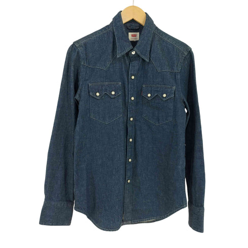 リーバイス Levis Sowtooth Western Shirt ソートゥースウエスタンシャツ 8oz Denim メンズ JPN:XS