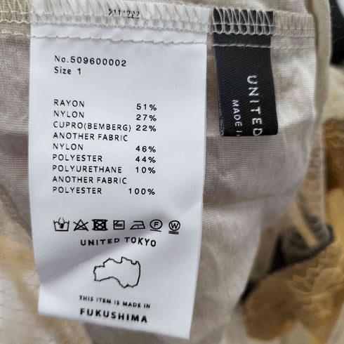 ユナイテッドトウキョウ UNITED TOKYO ティアードレースブラウス レディース JPN:1