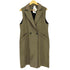 ザラ ZARA フェイクスエード ロングベスト レディース import:M