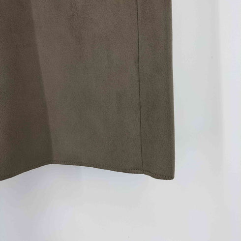 ザラ ZARA フェイクスエード ロングベスト レディース import:M