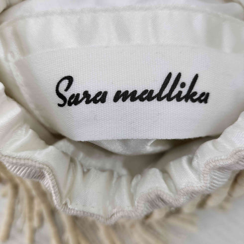 サラマリカ Sara Mallika ビーズデザインフリンジ巾着バッグ レディース