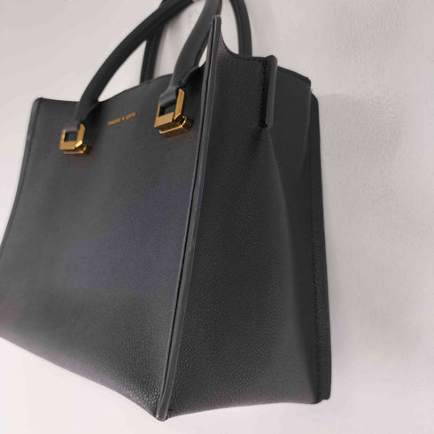 チャールズキース CHARLES & KEITH テクスチャード ダブルハンドルバッグ レディース