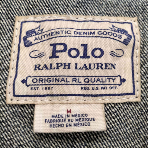 ポロラルフローレン POLO RALPH LAUREN ダメージ加工デニムトラッカージャケット メンズ JPN:M