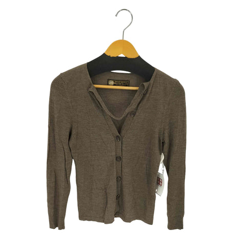 SOCIETE NOUVELLE WEST END TAILLEURS シルク カシミヤ混 カーディガン レディース