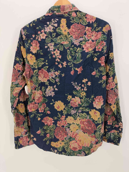 デニムアンドサプライ ラルフローレン DENIM & SUPPLY RALPH LAUREN REGULAR FIT 花柄 コーデュロイ ウエスタンシャツ メンズ import:S