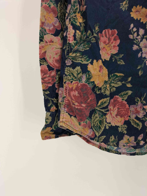 デニムアンドサプライ ラルフローレン DENIM & SUPPLY RALPH LAUREN REGULAR FIT 花柄 コーデュロイ ウエスタンシャツ メンズ import:S