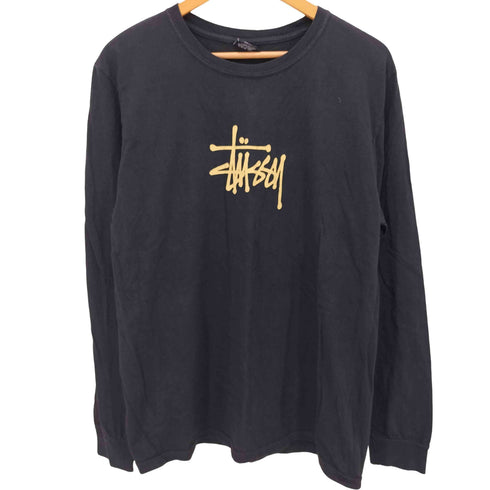 ステューシー Stussy フロントロゴクルーネックカットソー メンズ M