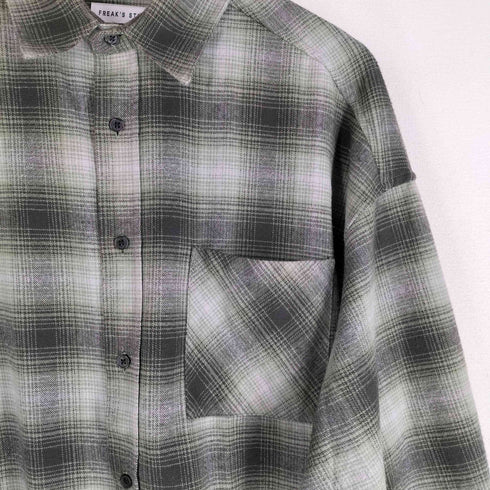 フリークスストア FREAKS STORE 21AW Relax Fit オンブレチェックネルシャツ メンズ JPN:M