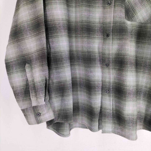 フリークスストア FREAKS STORE 21AW Relax Fit オンブレチェックネルシャツ メンズ JPN:M