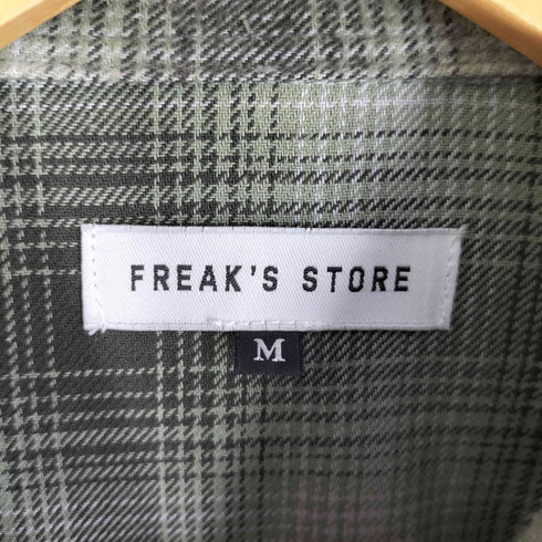 フリークスストア FREAKS STORE 21AW Relax Fit オンブレチェックネルシャツ メンズ JPN:M