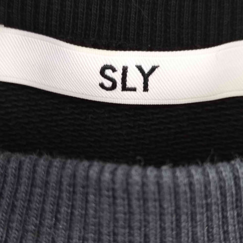 スライ SLY VOLUME S/L PHOTO スウェット レディース FREE