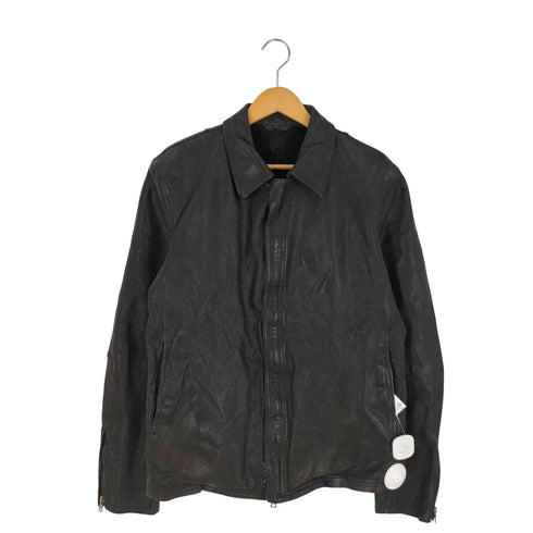 イサムカタヤマ バックラッシュ ISAMU KATAYAMA BACKLASH ririジッパー ジップアップ レザージャケット メンズ XXL