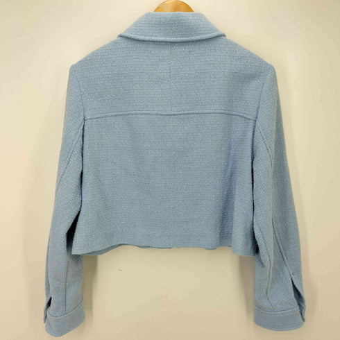 ザラ ZARA メタリックテクスチャージャケット レディース L