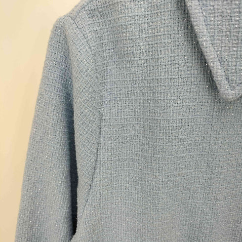 ザラ ZARA メタリックテクスチャージャケット レディース L