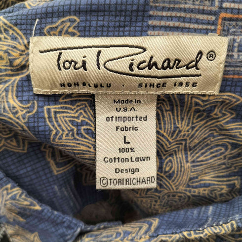 トリリチャード TORI RICHARD USA製 ペイズリーシャツ メンズ JPN:L