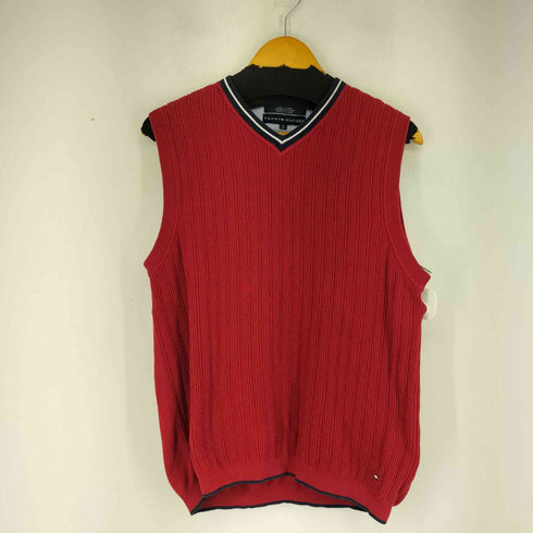 トミーヒルフィガー TOMMY HILFIGER チルデンニットベスト メンズ JPN:M
