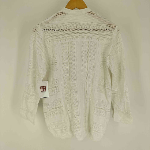 ジャーナルスタンダードレリューム JOURNAL STANDARD relume 24SS レース バンドカラー コットンシャツ レディース FREE