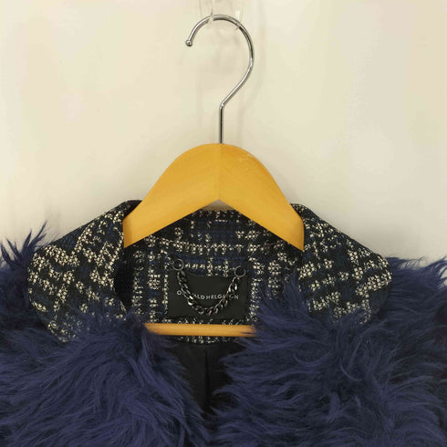 OSTWALD HELGASON モヘア ジャギーコート レディース UK:8
